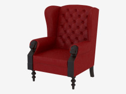 Fauteuil en cuir dans un style classique Nobel