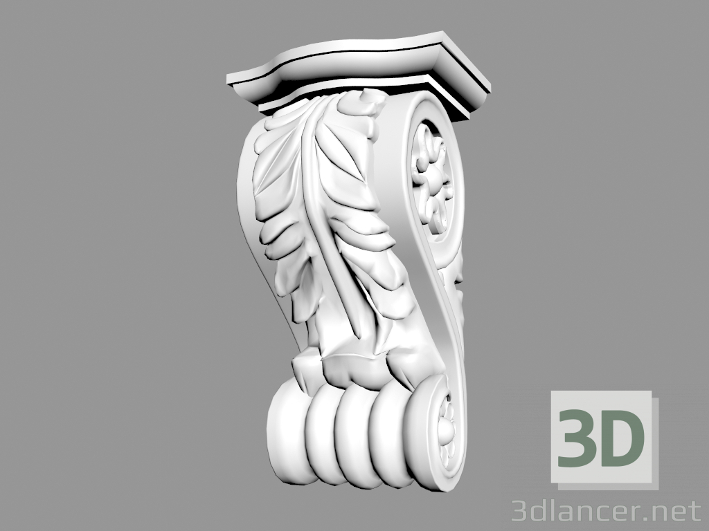 Modelo 3d Suporte B960 - preview