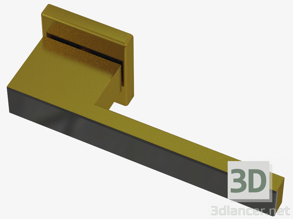 modello 3D Maniglia porta Diamond (bronzo nero) - anteprima