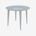 3d model Round dining table (white lacquered ash D90) - preview