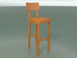 Powder coated cast iron bar stool, outdoor InOut (28, ALLU-AR)