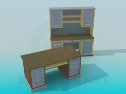 Escrito and desk for working Cabinet