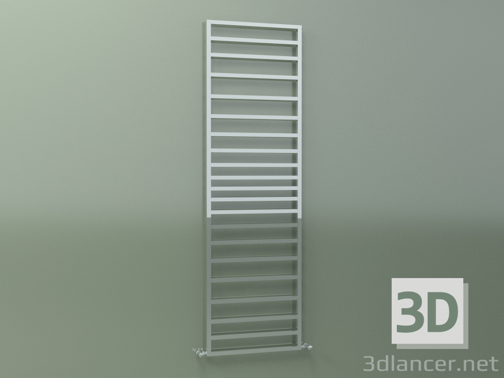 modello 3D Porta asciugamani Tolé (H 1902 L 581, cromato) - anteprima