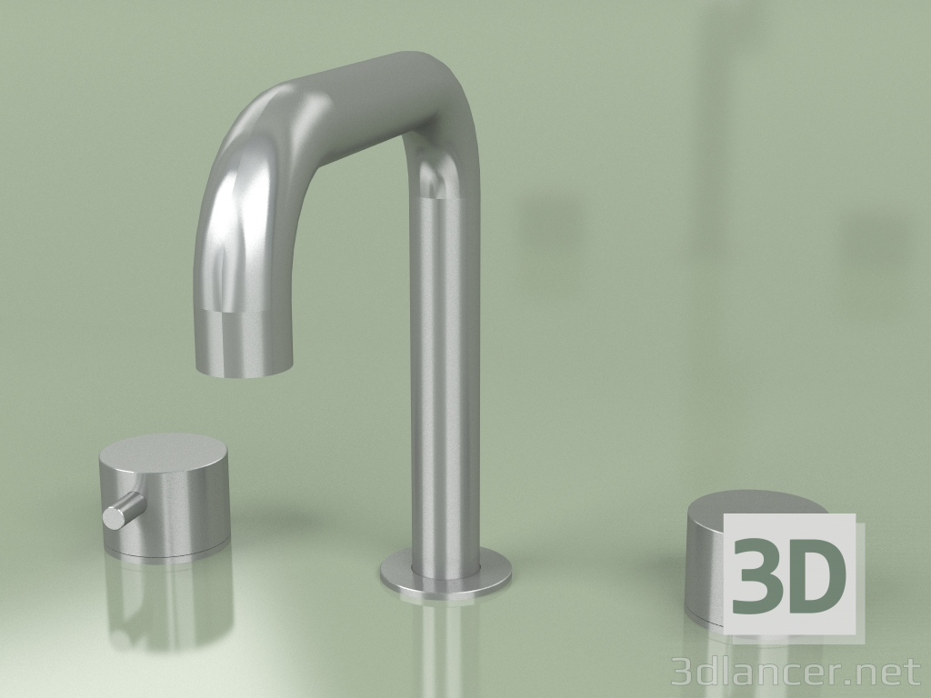 3d model 2-hole mixer with swivel spout 172 mm (12 96, AS) - preview