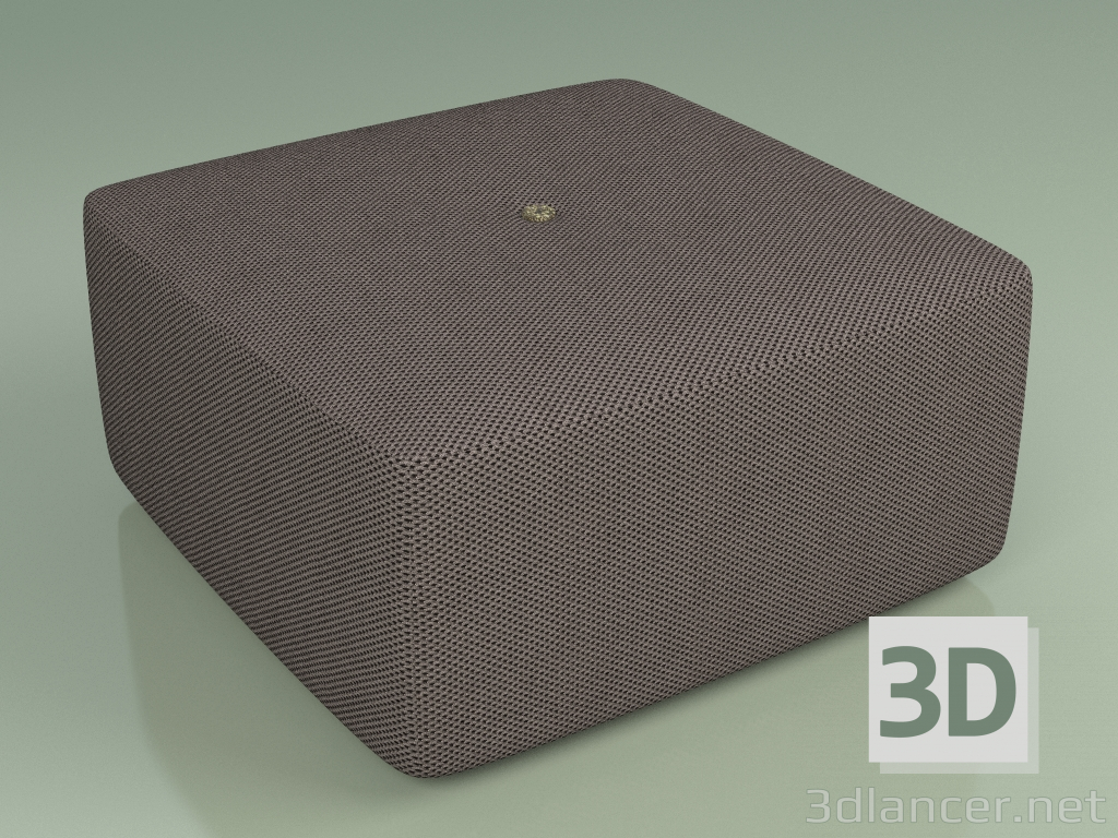 modello 3D Pouf 035 (grigio rete 3D) - anteprima