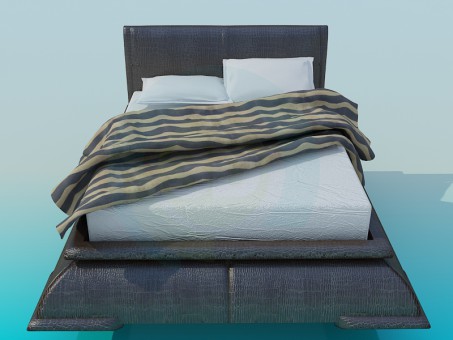 3d model Bed - preview