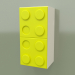 3d model Wall mounted vertical shelf (Lime) - preview