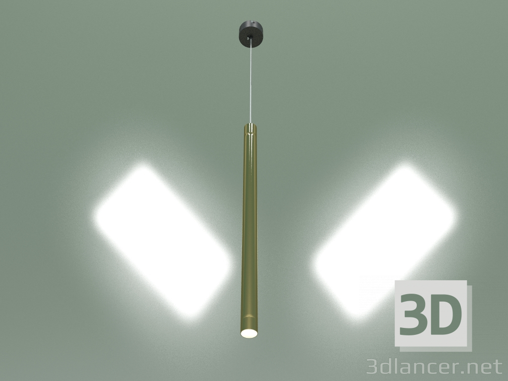 Modelo 3d Lâmpada LED pendente Strong 50189-1 LED (preto-ouro) - preview