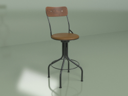 Tabouret de bar Vigneron (noir)