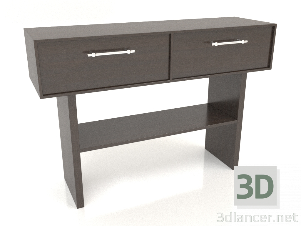 3d model Consola KT 03 (1000x300x700, marrón madera) - vista previa