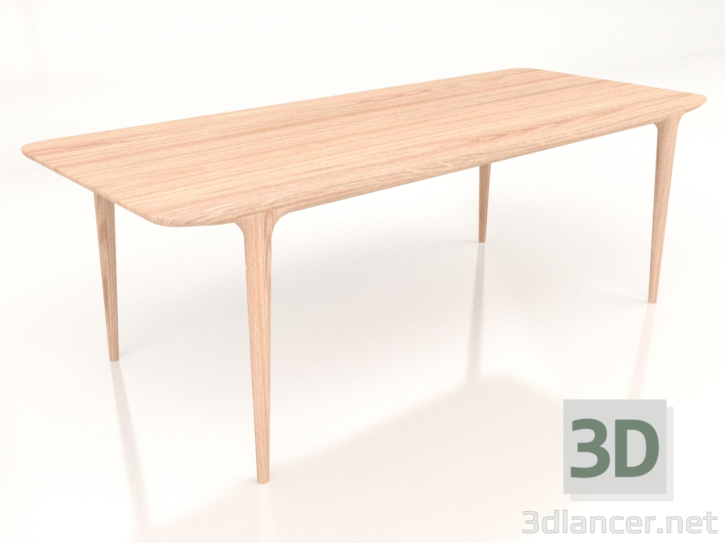 3D Modell Esstisch Rehkitz 220 - Vorschau