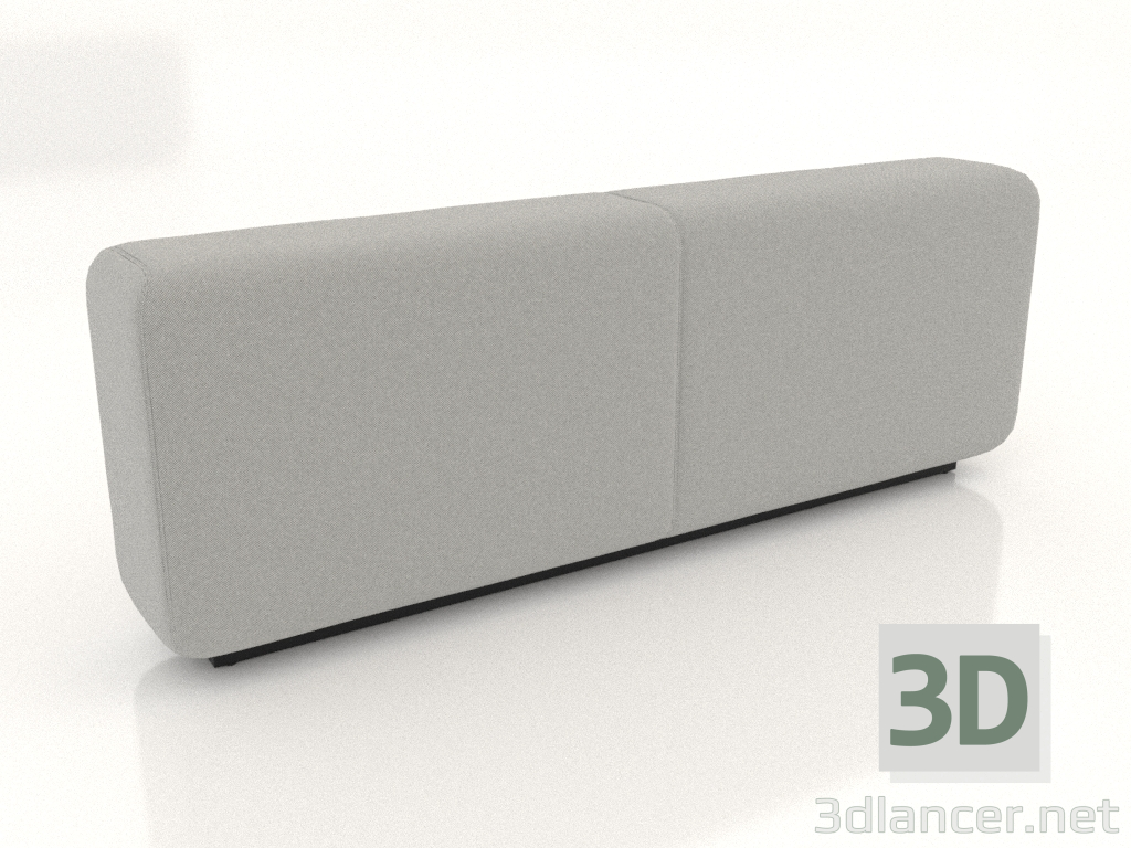 3d model Back XL high modular sofa - preview