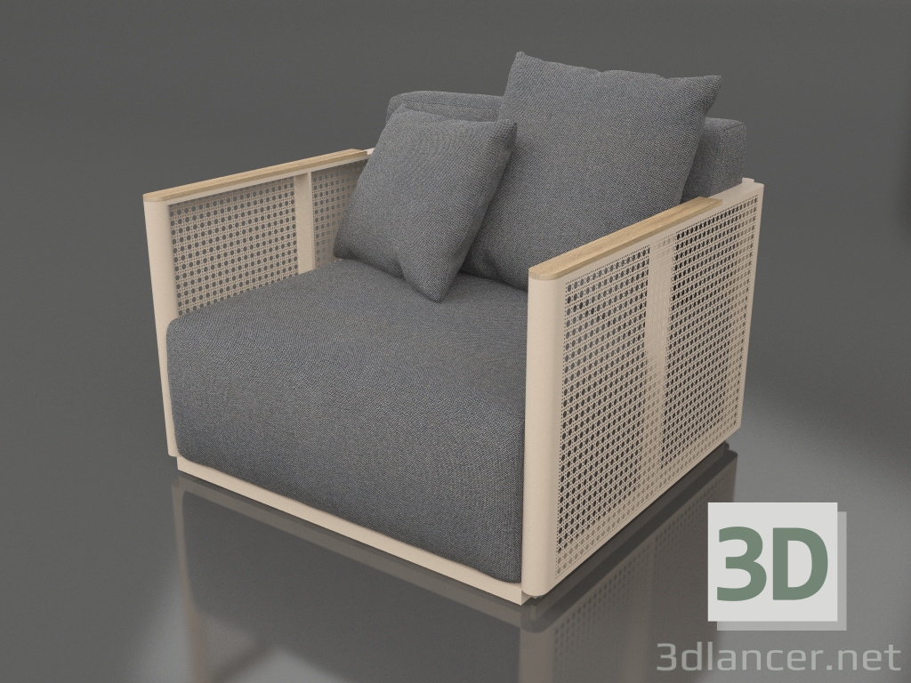 modèle 3D Chaise (Sable) - preview