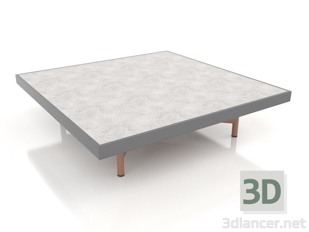 3d model Mesa de centro cuadrada (Antracita, DEKTON Kreta) - vista previa