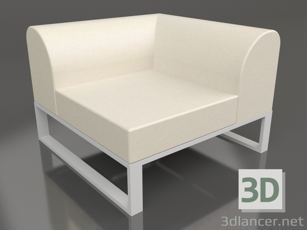 3d model Corner module right (Grey) - preview