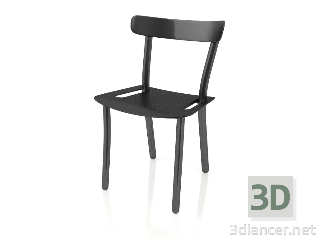 3d model Silla de jardín Friday (Negro) - vista previa