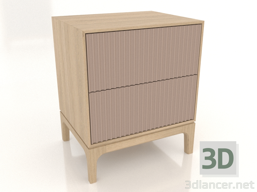 3D modeli FARGO 2 çekmeceli, frezelenmiş cepheli komodin (bej, açık meşe, seçenek 1) - önizleme 3D modeli FARGO 2 çekmeceli, frezelenmiş cepheli komodin (bej, açık meşe, seçenek 1) - önizleme