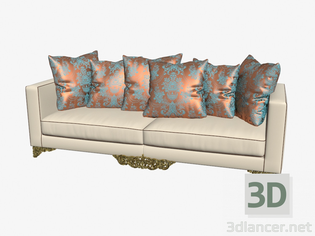 3d model sofá-493 - vista previa