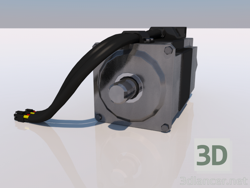 servomotor 3D modelo Compro - render