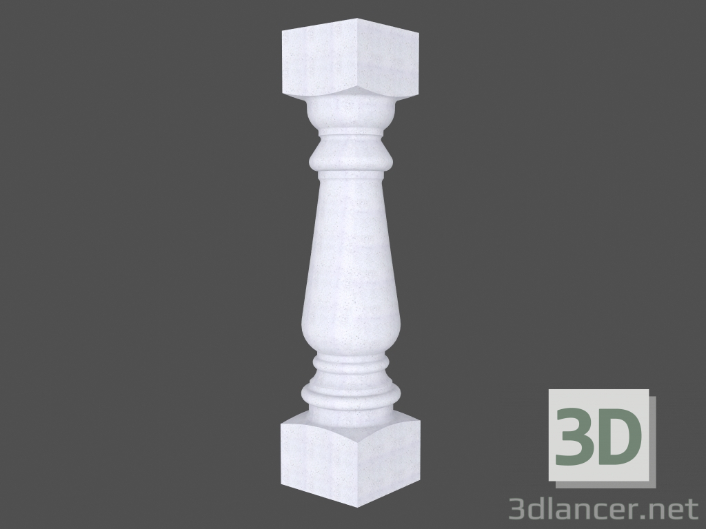 modèle 3D Balustrade (BB66KL) - preview