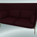 3d model Sofa Sofa (LN6, 90x180 H 115cm, Bronzed legs, Sunniva 2 662) - preview