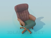 Armchair on wheels