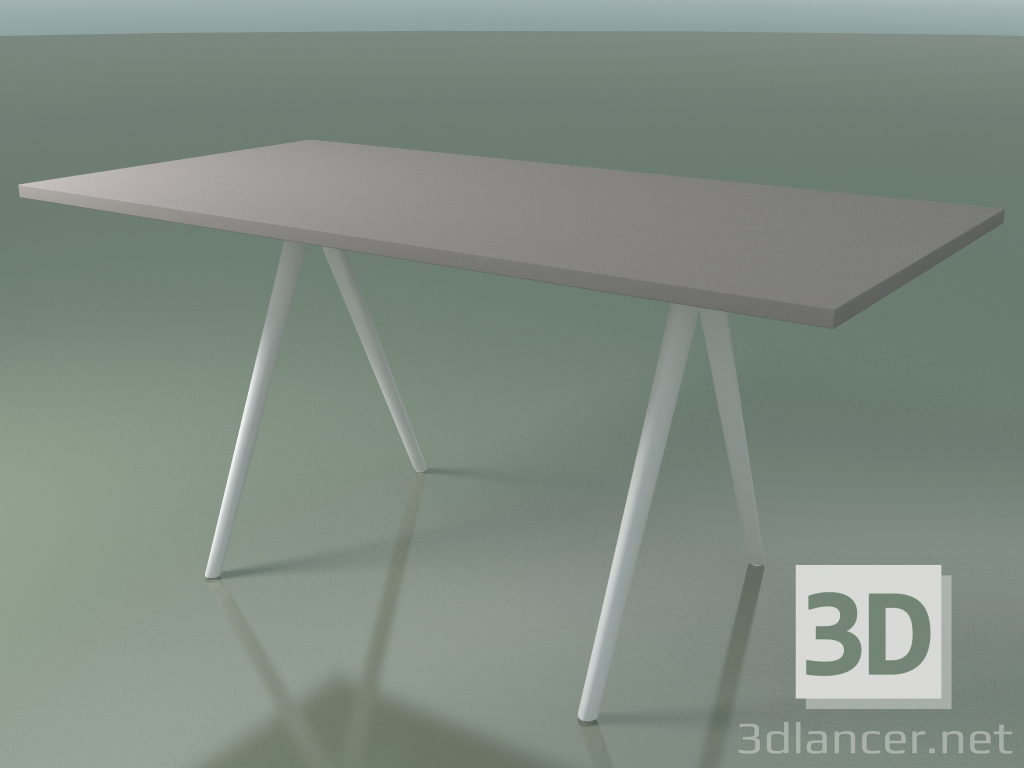 3d model Mesa rectangular 5409 (H 74 - 79x159 cm, laminada Fenix F04, V12) - vista previa