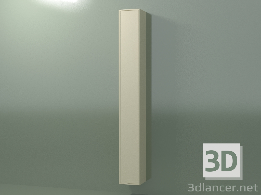 modèle 3D Élément mural 1 porte (8BUAFCD01, 8BUAFCS01, Bone C39, L 24, P 24, H 192 cm) - preview