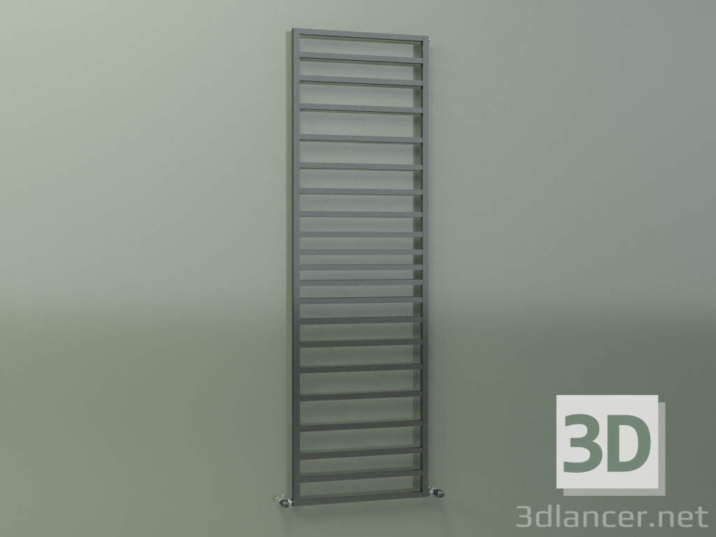 modèle 3D Porte-serviettes Tolé (H 1902 L 581, Chrome noir) - preview