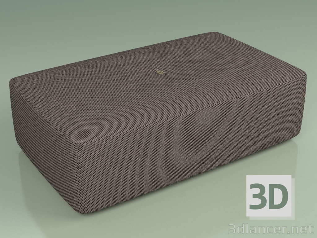 modello 3D Pouf 036 (grigio rete 3D) - anteprima