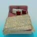 modello 3D Letto - anteprima