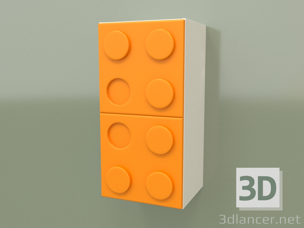 3d model Estante vertical de pared (Mango) - vista previa