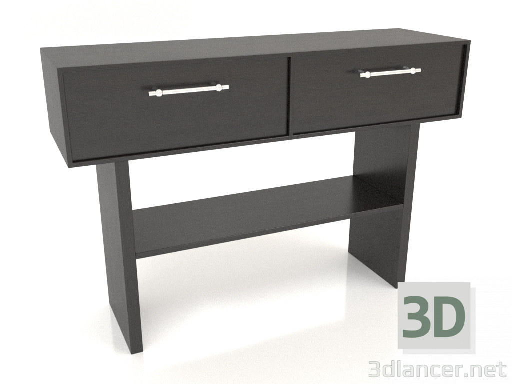 modello 3D Consolle KT 03 (1000x300x700, legno nero) - anteprima