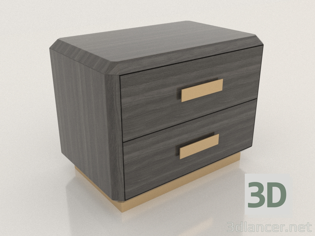 3d model Gabinete de la cabecera - vista previa