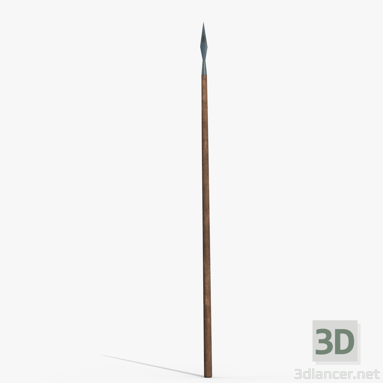 3D Modell einfacher Speer - Vorschau