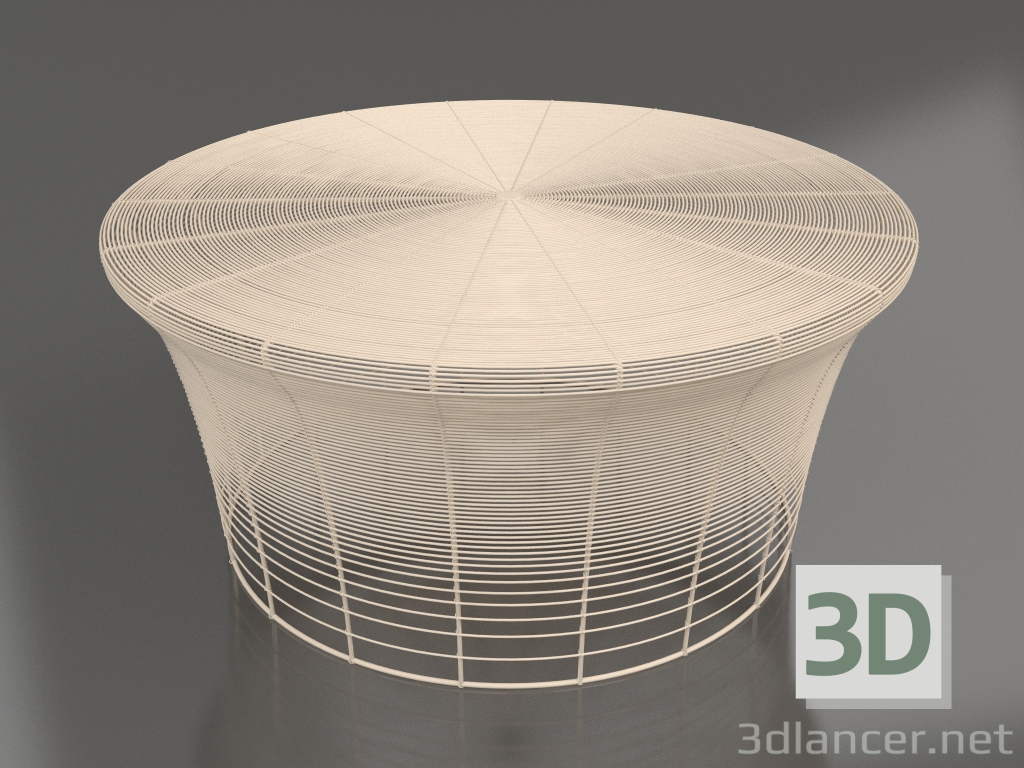 modello 3D Tavolino basso (Sabbia) - anteprima