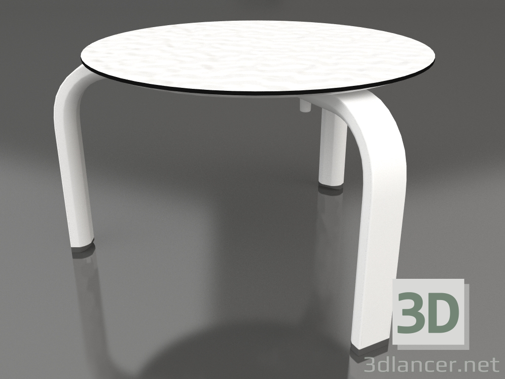 Modelo 3d Mesa lateral (branca) - preview