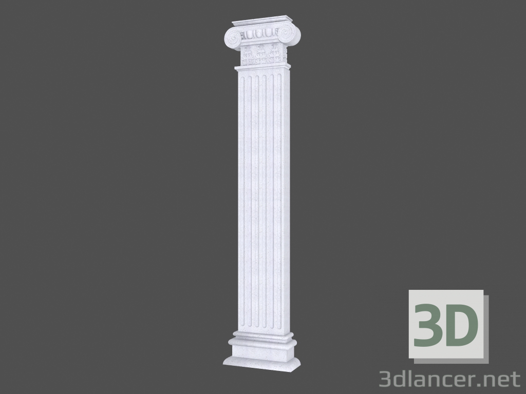 3d model Pilaster (P56K) - preview