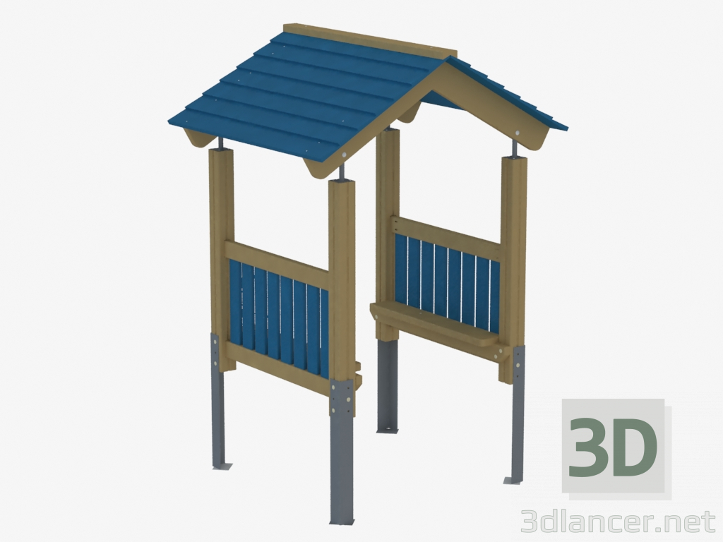 Modelo 3d Casa de jogo das crianças (K5002) - preview