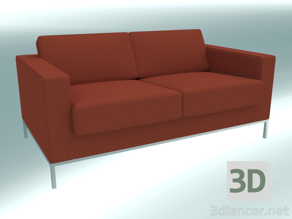 3D Modell Doppelsofa (20H) - Vorschau