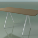 3d model Rectangular table 5409 (H 74 - 79x159 cm, laminate Fenix F05, V12) - preview