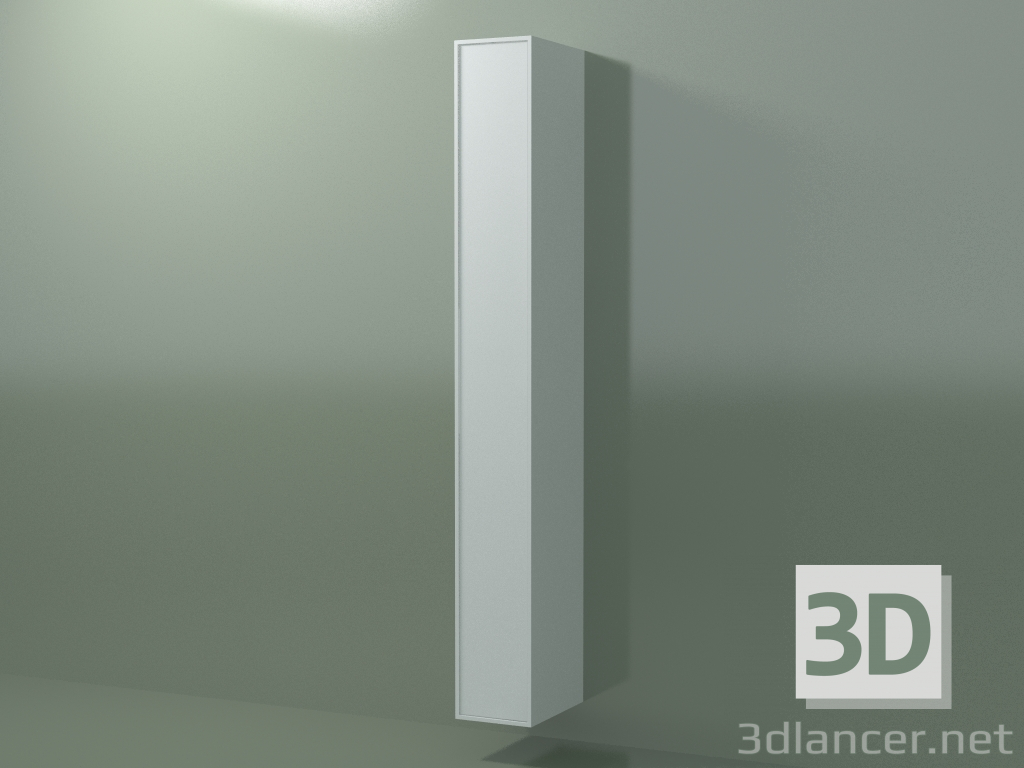 modèle 3D Élément mural 1 porte (8BUAFDD01, 8BUAFDS01, Glacier White C01, L 24, P 36, H 192 cm) - preview