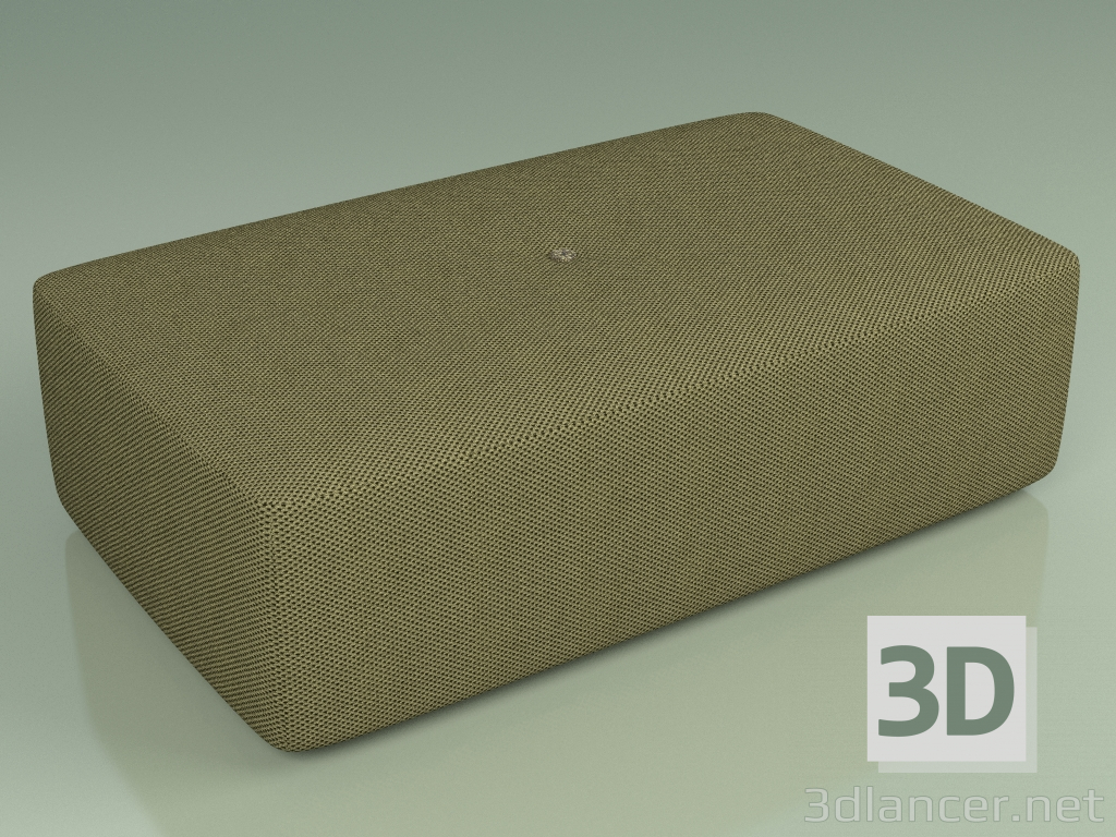 modello 3D Pouf 036 (3D Net Oliva) - anteprima