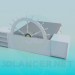 3d модель Кровать – превью
