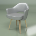 3d model Armchair Tippytoe (dark grey) - preview