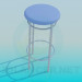 3d model Taburete alto - vista previa