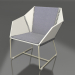 3d model Sillón club (dorado) - vista previa