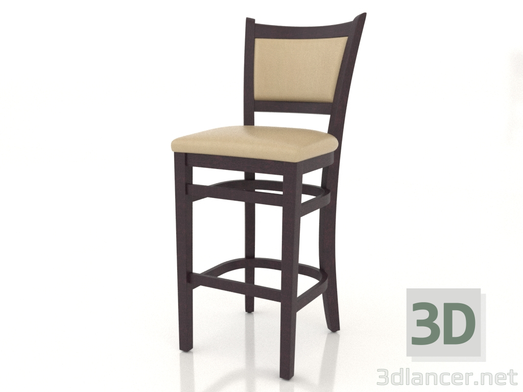 3D modeli Bar taburesi Chester (Gülağacı) - önizleme