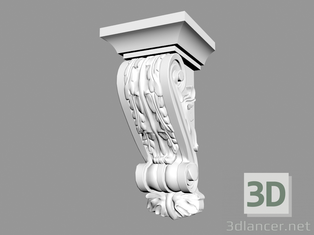 Modelo 3d Suporte B963 - preview