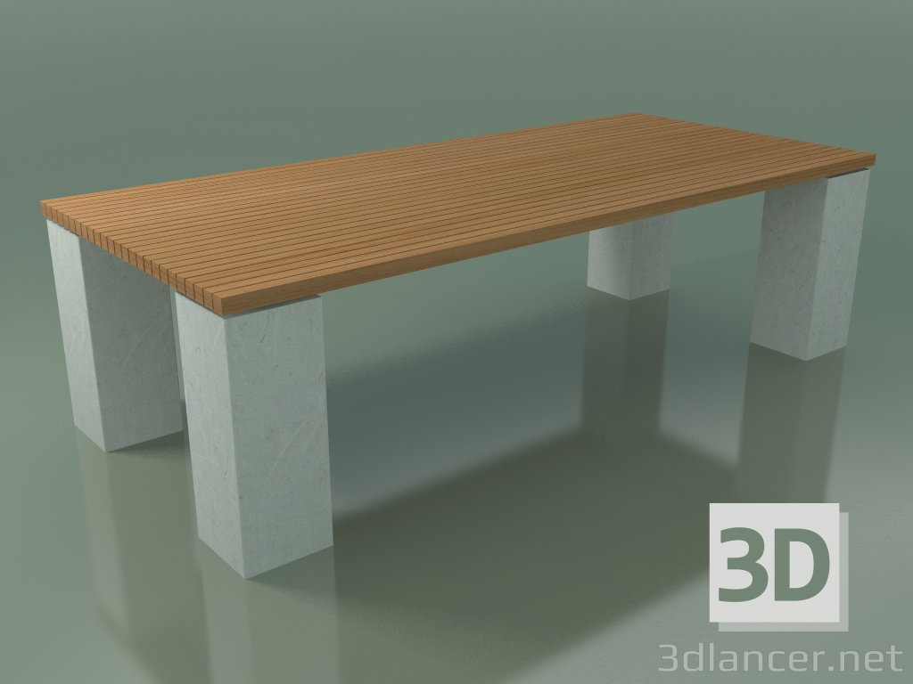 3d model Mesa de exterior InOut (33, cerámica blanca) - vista previa